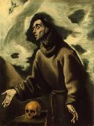 El Greco El Greco. Saint Francis Receiving the Stigmata Sweden oil painting artist